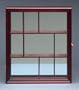 Cherry Wood Wall Mount Collectible Display Case
