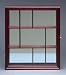 Cherry Wood Wall Mount Collectible Display Case