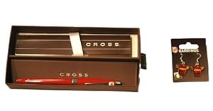 Kansas City Chiefs Cross T-Shirt Earrings and Suite Collections Pen Pack