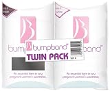 Bumpband Twinpack (Black and White, Band Size 2, Dress Size 14-18 Pre-pregnancy) - Exclusive to Amazon