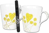 Review Dreamair  / 50th Anniversary Gift Signed and Sealed His/Her Mugs