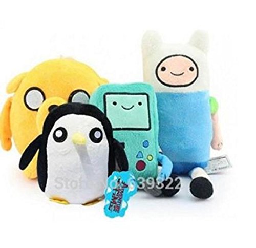 4pcsset-Adventure-time-Plush-Toys-Jake-Finn-Beemo-BMO-Penguin-Gunter-Stuffed-Animals-Plush-Dolls-Soft-Toys-pop