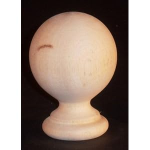Click here to see all customer reviews now Solid Wood Round Pole Ends , 2/bag