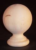 Solid Wood Round Pole Ends , 2/bag [CAPITOL CITY LUMBER]