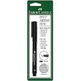 Faber-Castel Fine PITT Artist Pen, Black