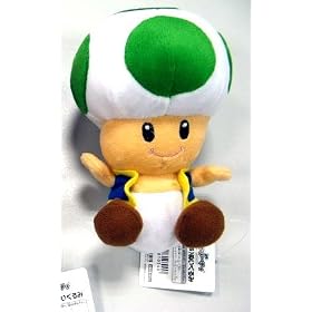 MARIO BROS.: Green Toad 8-inch Plush