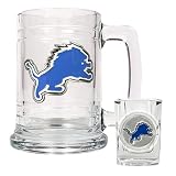 Detroit Lions Beer Mug & Shot Glass Set