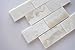 White Onyx (Bianco Fantastico) 3 X 6 Subway Brick Tile, Cross-Cut, Polished - Sample