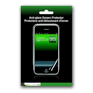 Green Onions Supply Anti-Glare Screen Protector for iPhone 3G, 3G S - 2 Pieces per Pack (Transparent)