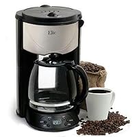 Maxi-Matic EHC-646T Elite Platinum 12-Cup Programmable Coffee Maker, Black/Stainless
