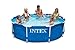 INTEX 10′ x 30″ Metal Frame Set Swimming Pool with Filter Pump