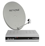 Produkt-Bild: EasyOne SAT 601-1 Digitale Single Satelliten Anlage 60 cm, 15-01-060-001 (inkl. 1 SD-Sat-Receiver)