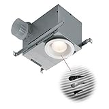 Broan-Nutone 744SFLNT Recessed Fan/Light with Humidity Sensing, White