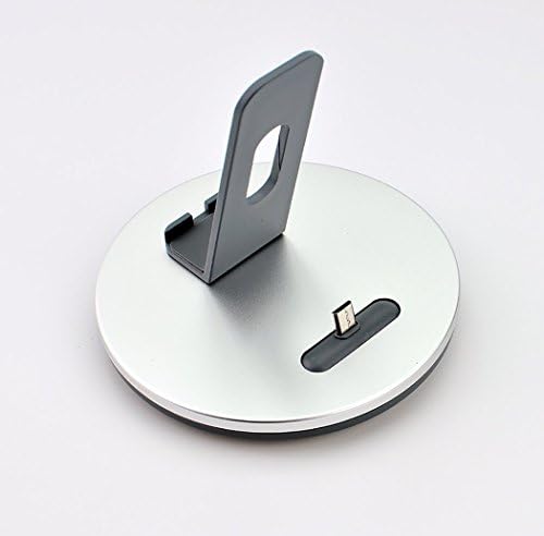 Desktop Charging Dock, Yinfaxin Universal Charger Docking Station for Android Smartphone Retail Packaging (silver2)