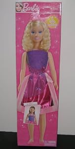 My Size Barbie Doll with 2 Outfits Included!