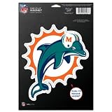 Miami Dolphins Official Logo 6x9 Die Cut Magnet