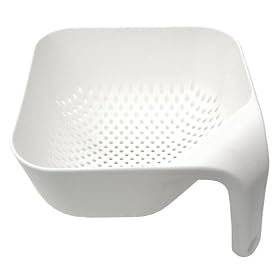 Joseph Joseph Small Square Colander, White