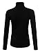 JJ Perfection Stretch Soft Knit Sweater Turtle Neck Long Sleeve Casual Lightweight Pullover Sweater for Womens with Plus Size