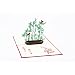 Magideal 3D Pop Up Invitation Greeting Card Valentine Anniversary Birthday Bamboo RS.160.00