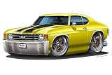 1972 Chevy Chevelle SS Chevrolet Car Wall Graphic Decal Decor Skin Mural Sticker 48