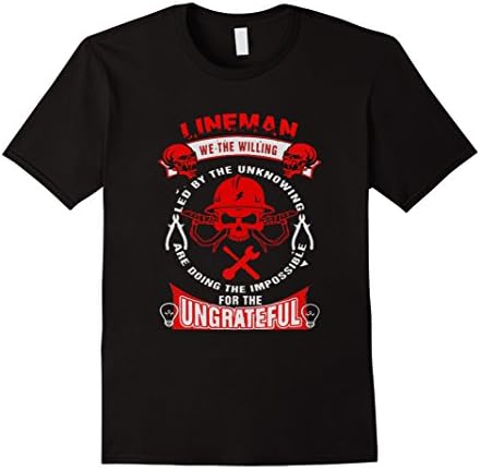 Men's Lineman Shirts - American XL Black
