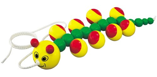 HEROS 100040402 - Holz Nachzieh Raupe Runny 31 cm Preisvergleich