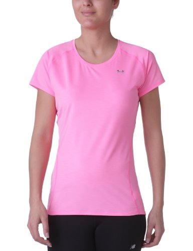 Under Armour Damen Shirt Ua Escape Get Started Short Sleeve, rosa (flp/flp), SM, 1216693 Preisvergleich