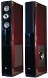 Pure Acoustics Standlautsprecher DREAM 77 F pianolack bordeaux (Paar)