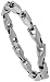 9 (23 cm) Adjustable Tungsten Carbide Fancy Link Bracelet 5/16 (8 mm) wide
