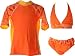 Tuga Girls' Seaside with Bikini 3 Piece Bathing Suit