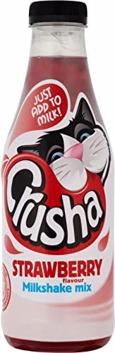 Crusha Mixa Strawberry Flavour Milkshake Mix (740ml) - Pack of 6