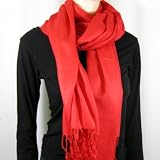 Red Pashmina Scarf / Shawl 26x74