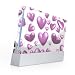 Hearts Design Nintendo Wii Body Protector Skin Decal Sticker
