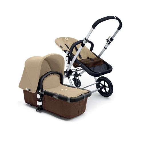 Buy Bugaboo 2011 Cameleon Stroller - Dark Brown Base/Sand Canvas Tailored Fabric Set Best Price.