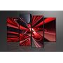 Bild auf Leinwand modern Art 130 x 80 cm 4 Teile Modell-Nr. XXL 6137 Bilder fertig gerahmt mit Keilrahmen riesig. Ausf�hrung Kunstdruck als Wandbild mit Rahmen. G�nstiger als �lbild Gem�lde Poster Plakat mit Bilderrahmen