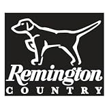 Remington Country White Die-Cut Vinyl Decal - Dog On Point (17413)