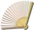 Chinese Paper and Bamboo Style Fan in Assorted Colors