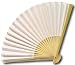 Chinese Paper and Bamboo Style Fan in Assorted Colors