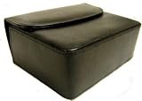 Duragadget® leather carry case suitable for TOMTOM XL 330 340 also know as outside usa as IQ Routes, ONE XL 22 assist , XL Europe 22 Traffic, XL Regional, version 2 22 30