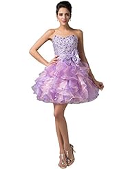 Strapless Cocktail Acrylic/Satin Sequined Beaded Lace-Up Sweetheart  Dress