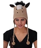 Horse Hat, 80% Wool Hat, 20% Nylon Fleece Lined