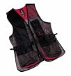 Deluxe Shooting Vest Dlx Shooting Vest, RH Blk/Red 2X