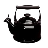 Le Creuset Les Bouilloires Avec Sifflet Bouilloire Demi Noir 92000900140000par Le Creuset