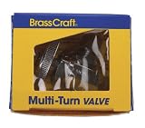 BRASSCRAFT R19C1 Angle Valve, Chrome 1/2' x 3/8'