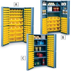 EDSAL Securit-Cab Deep-Door Security - Blue