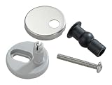 WENKO 290222100 Fix-Clip Befestigung für WC-Sitze - Edelstahl rostfrei