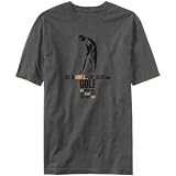 T-Shirt Dark Silver  Life Is Simple , Eat , Sleep & Golf  - Sport Images Sports