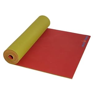 Natural Fitness Divine Natural Rubber Yoga Mat (24-Inch x 75-Inch x 5/16-Inch)