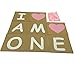 I Am One Banner For Girl - First Birthday Decorations - 1st Birthday