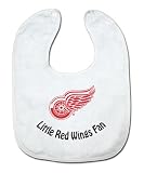 NHL Detroit Red Wings White Snap Bib with Team Logo